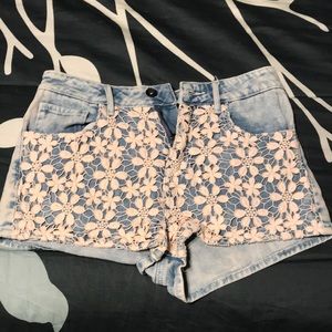 Roxy Short - floral print on front.